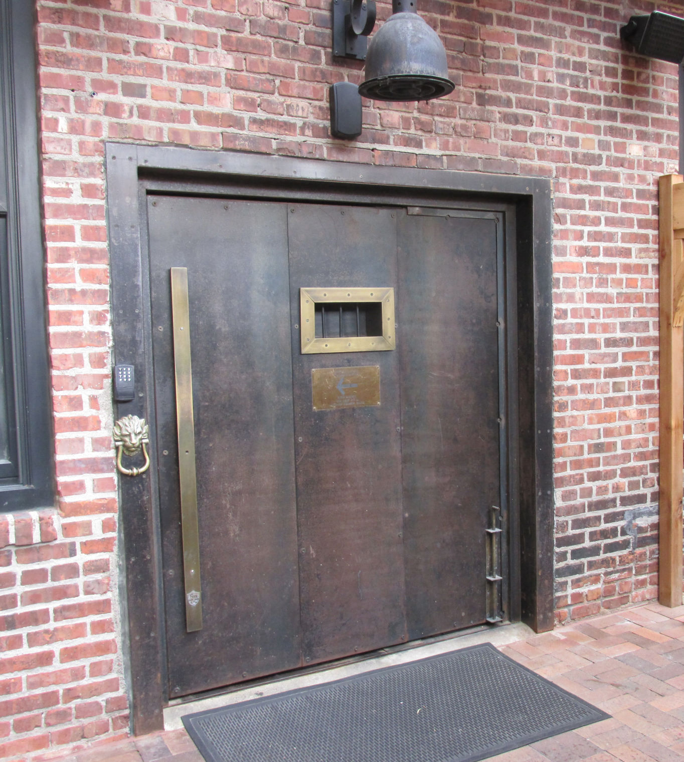 Speakeasy-esque entrance to The Other Room